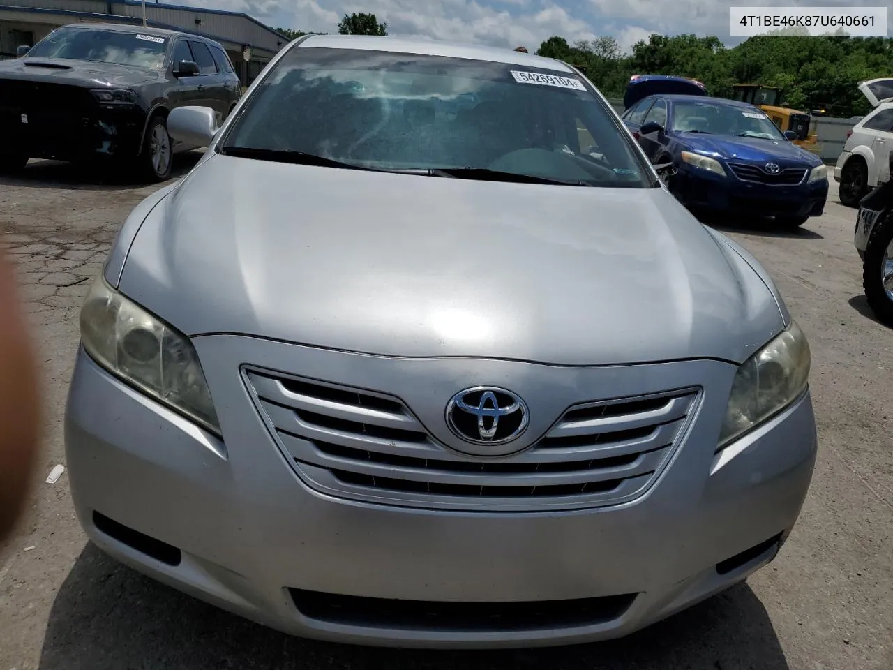 2007 Toyota Camry Ce VIN: 4T1BE46K87U640661 Lot: 54269104