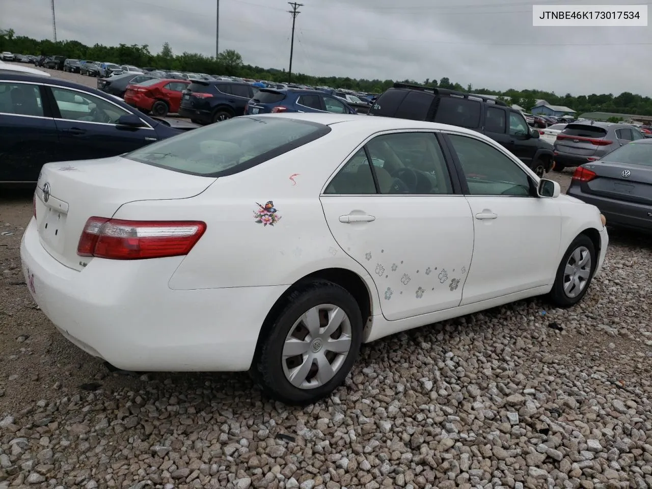 2007 Toyota Camry Ce VIN: JTNBE46K173017534 Lot: 54502914