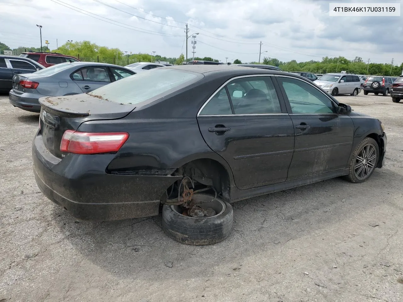 2007 Toyota Camry Le VIN: 4T1BK46K17U031159 Lot: 55019244