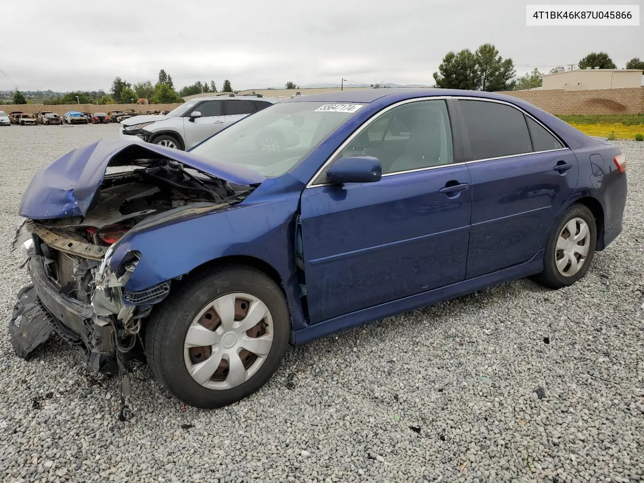 2007 Toyota Camry Le VIN: 4T1BK46K87U045866 Lot: 55647174