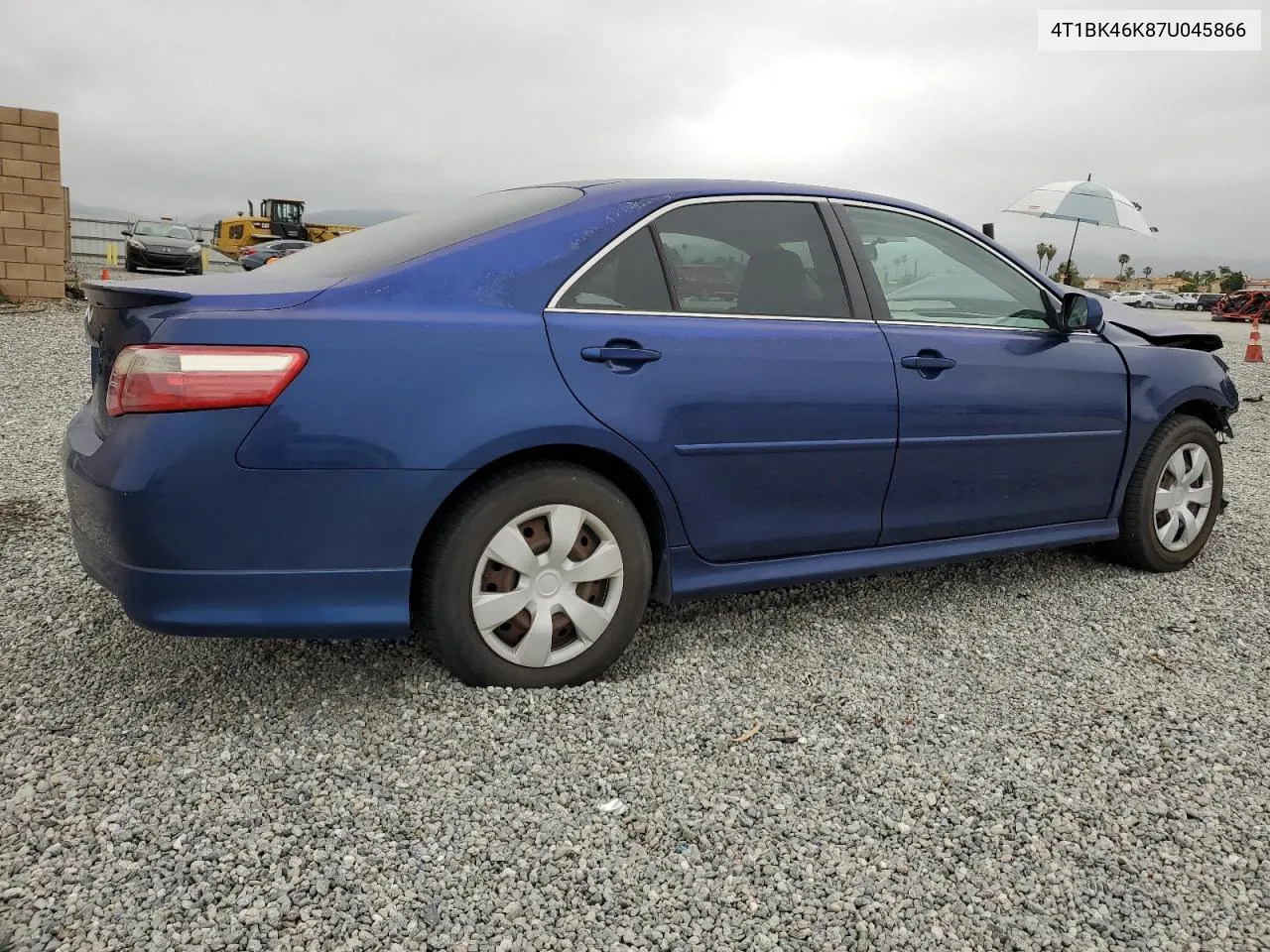 2007 Toyota Camry Le VIN: 4T1BK46K87U045866 Lot: 55647174