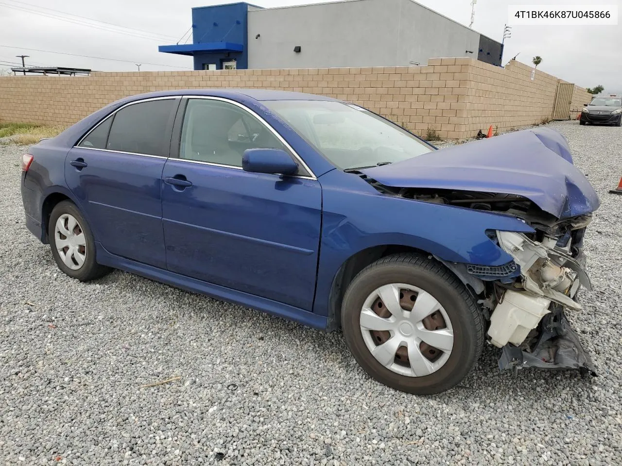 2007 Toyota Camry Le VIN: 4T1BK46K87U045866 Lot: 55647174