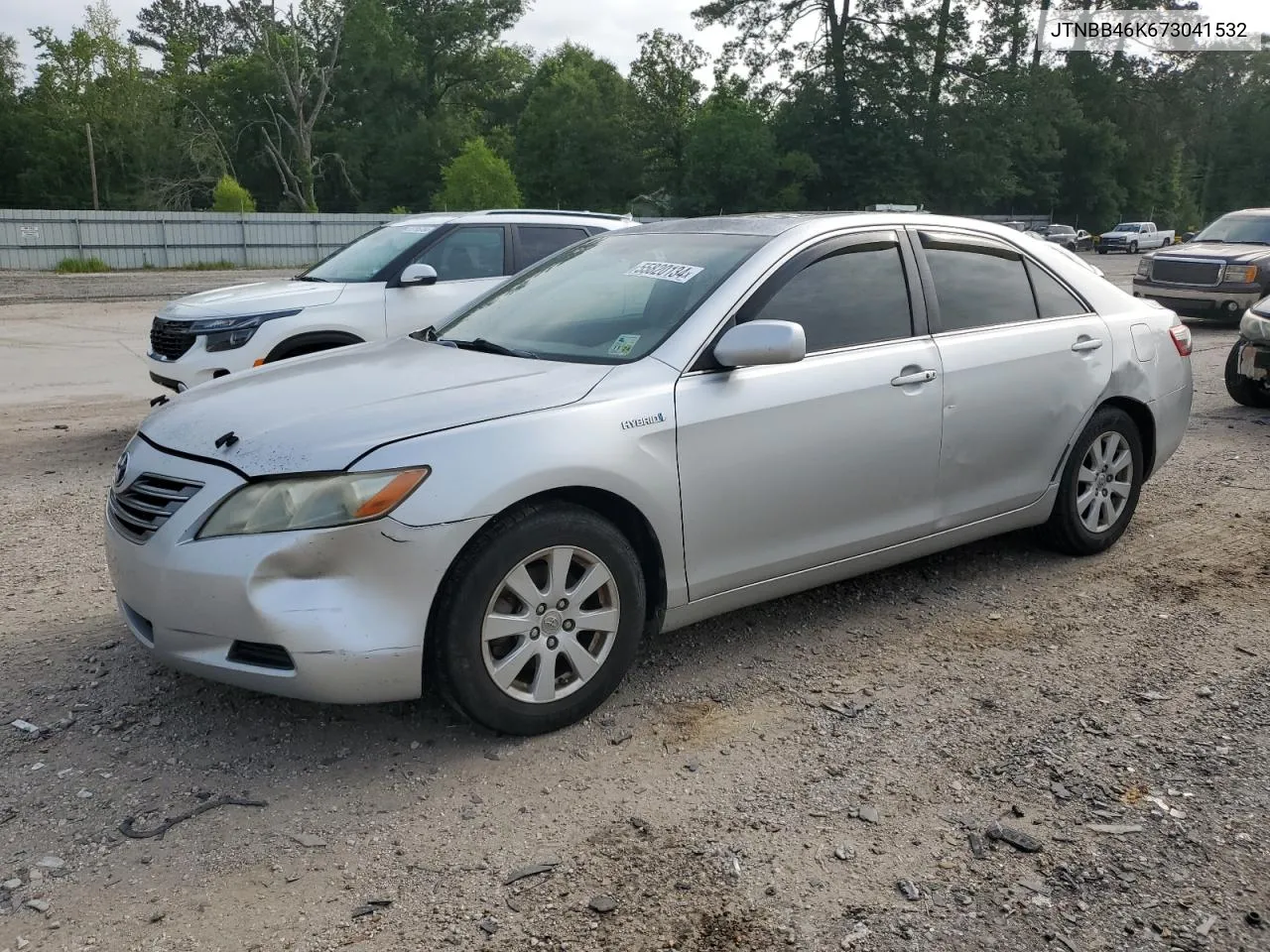 2007 Toyota Camry Hybrid VIN: JTNBB46K673041532 Lot: 55820134