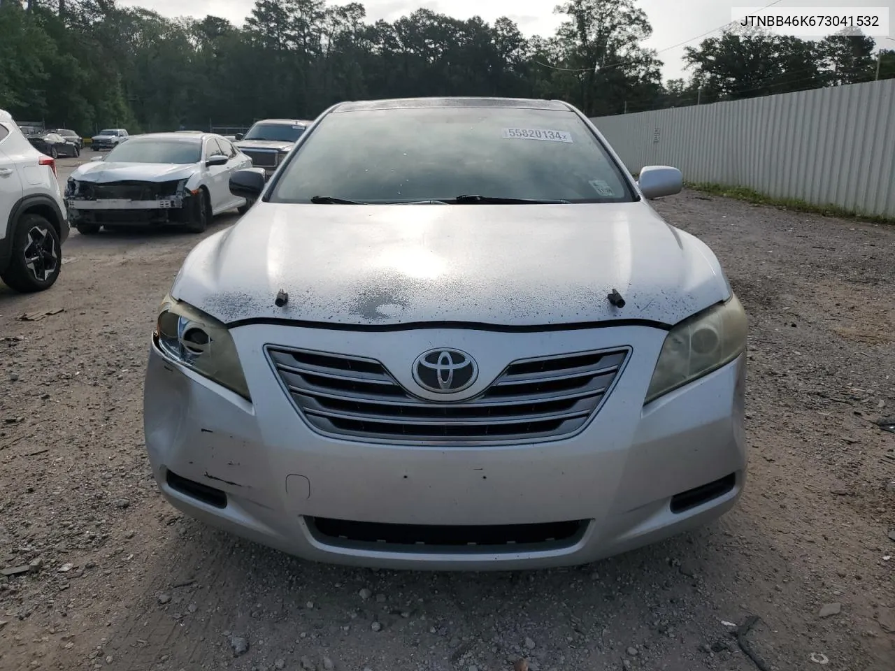 2007 Toyota Camry Hybrid VIN: JTNBB46K673041532 Lot: 55820134