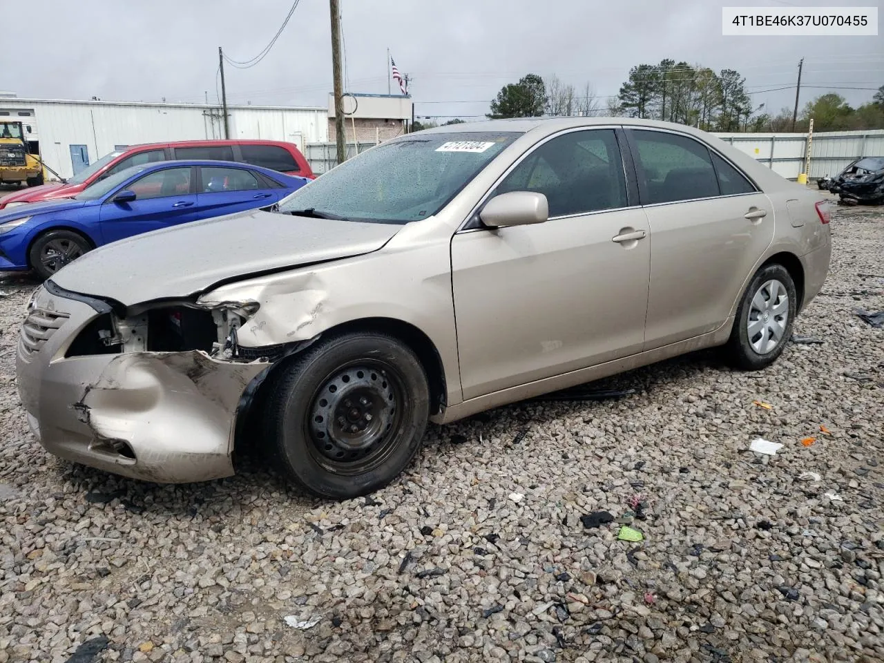 2007 Toyota Camry Ce VIN: 4T1BE46K37U070455 Lot: 56109674