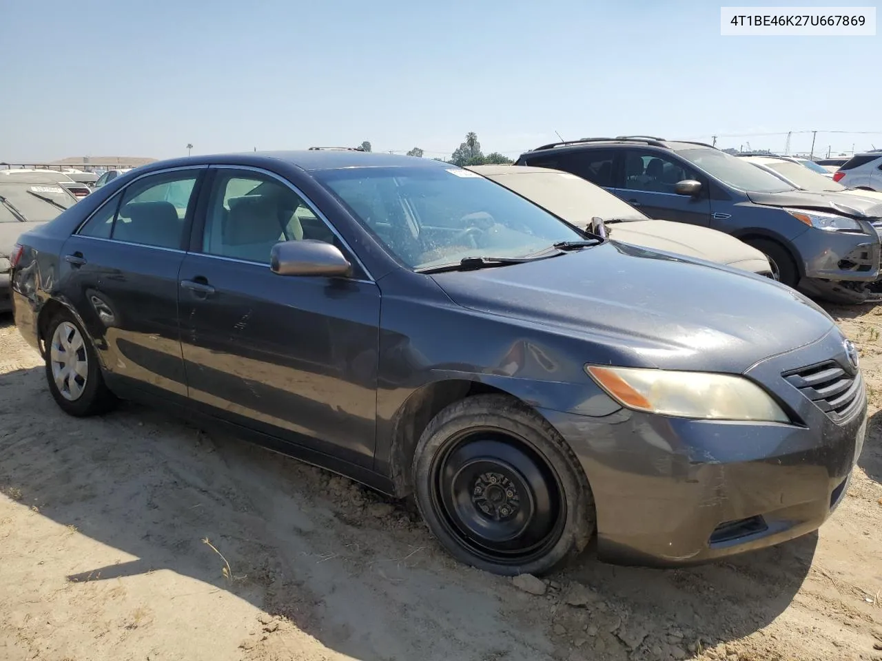 2007 Toyota Camry Ce VIN: 4T1BE46K27U667869 Lot: 57322474