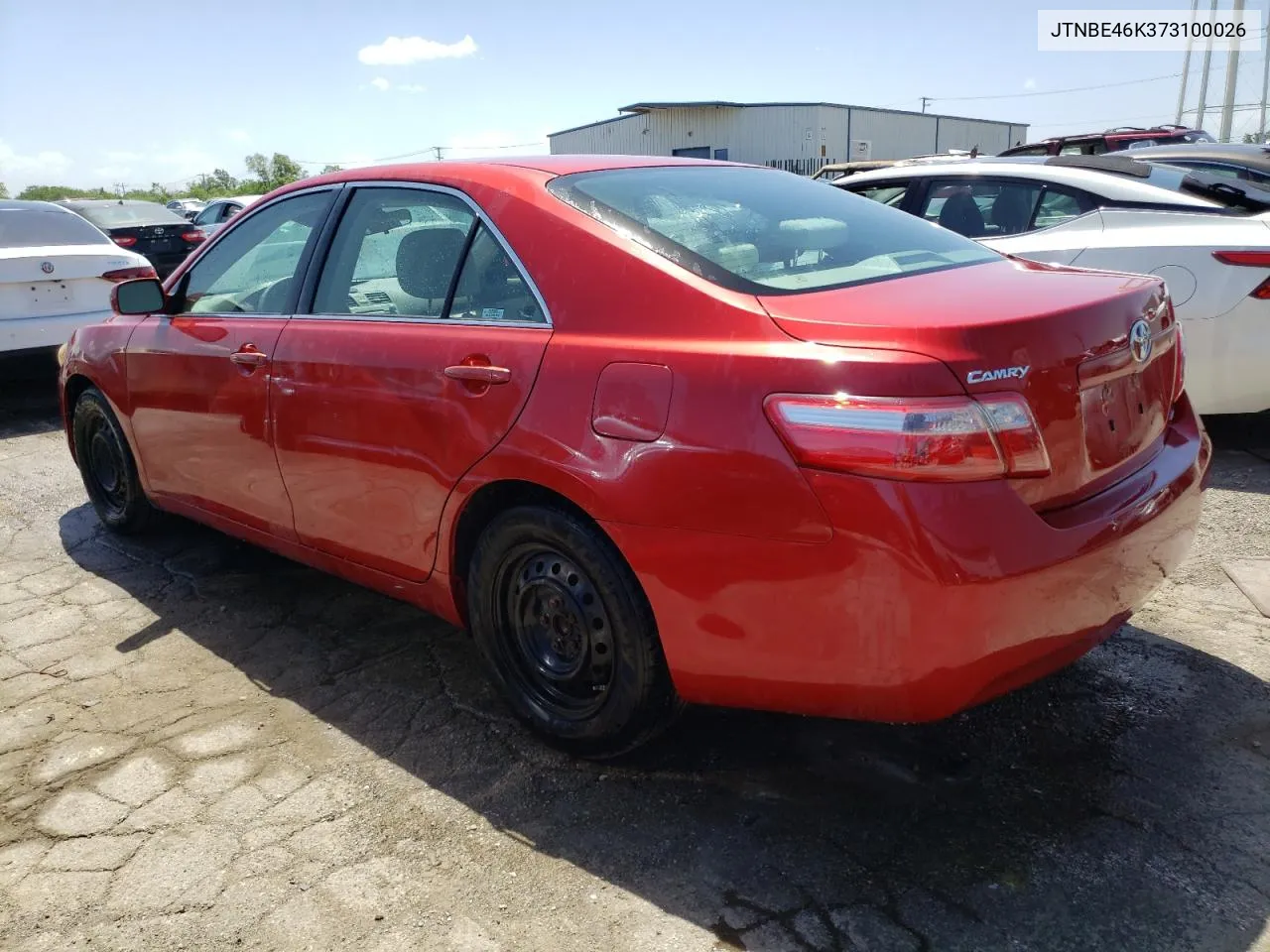 2007 Toyota Camry Ce VIN: JTNBE46K373100026 Lot: 57444384