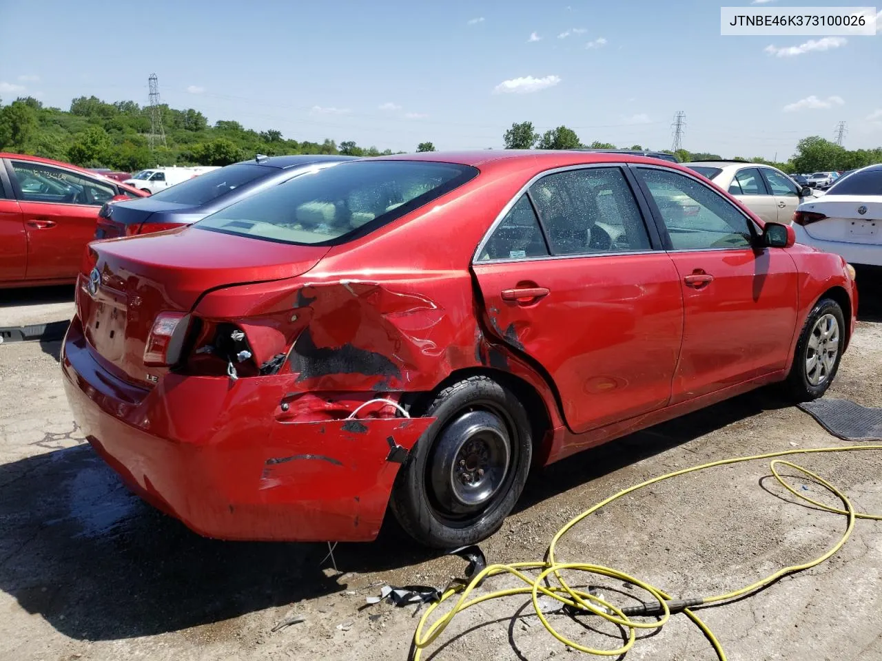 2007 Toyota Camry Ce VIN: JTNBE46K373100026 Lot: 57444384