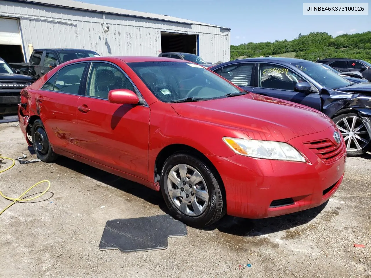 2007 Toyota Camry Ce VIN: JTNBE46K373100026 Lot: 57444384