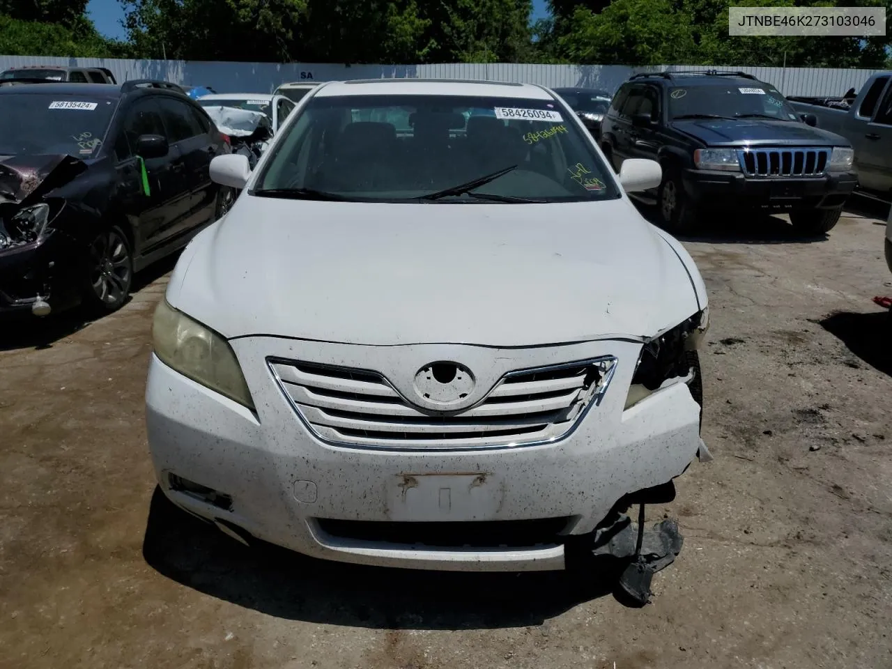 2007 Toyota Camry Ce VIN: JTNBE46K273103046 Lot: 58426094