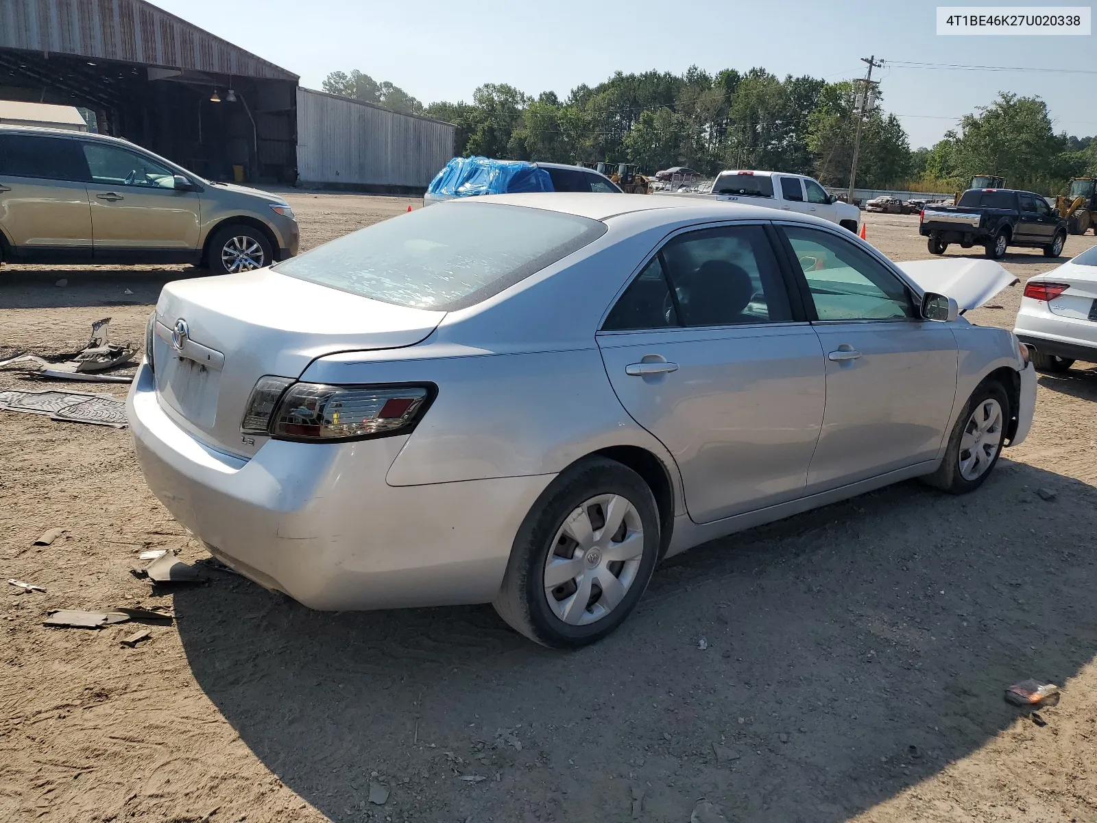 2007 Toyota Camry Ce VIN: 4T1BE46K27U020338 Lot: 58954924