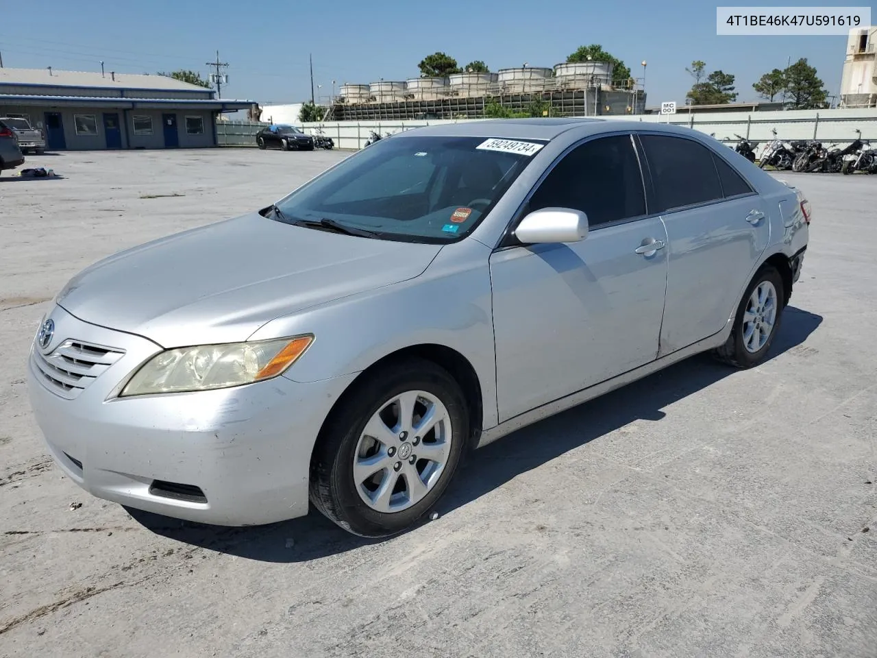 4T1BE46K47U591619 2007 Toyota Camry Ce