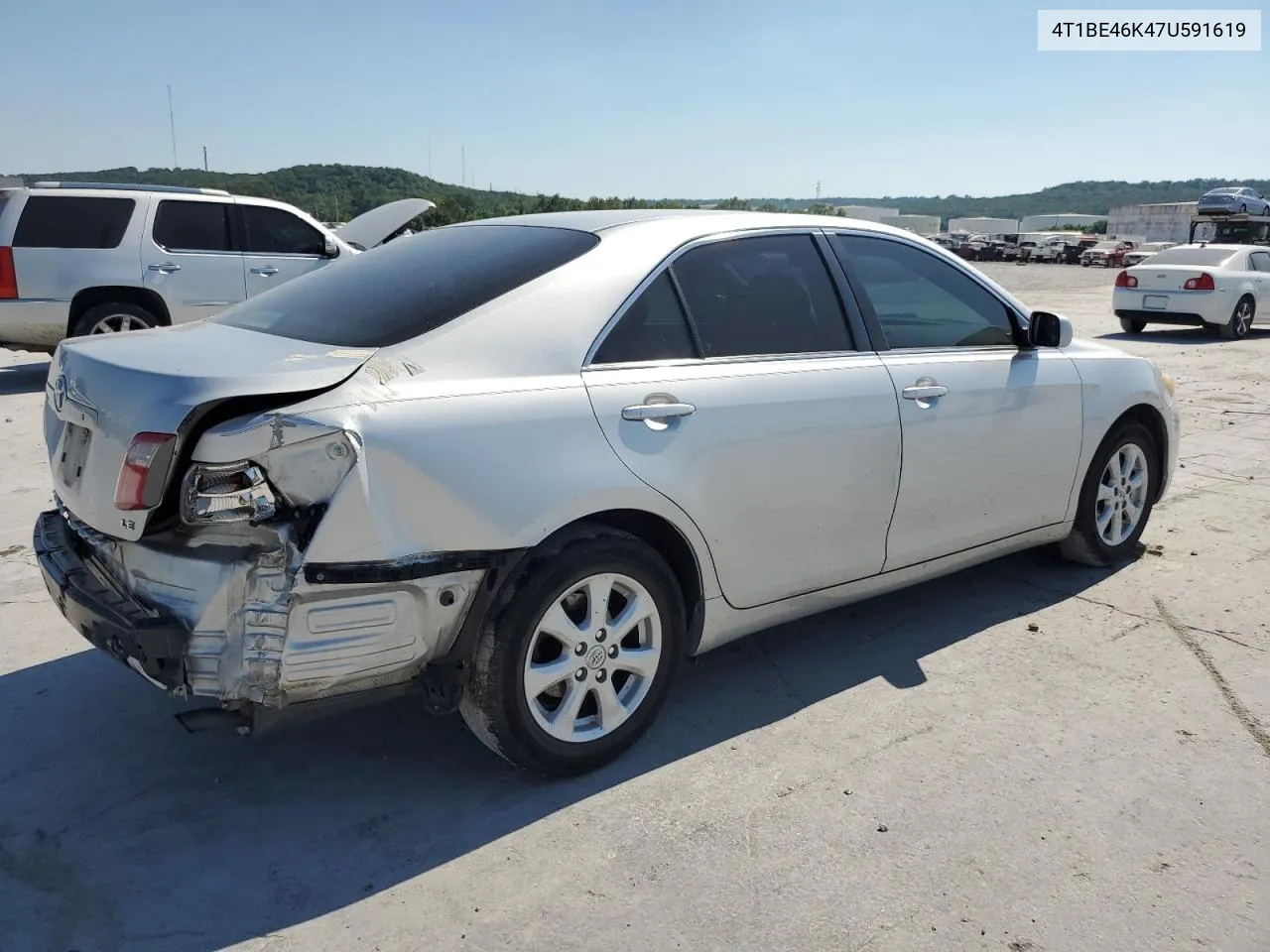 4T1BE46K47U591619 2007 Toyota Camry Ce