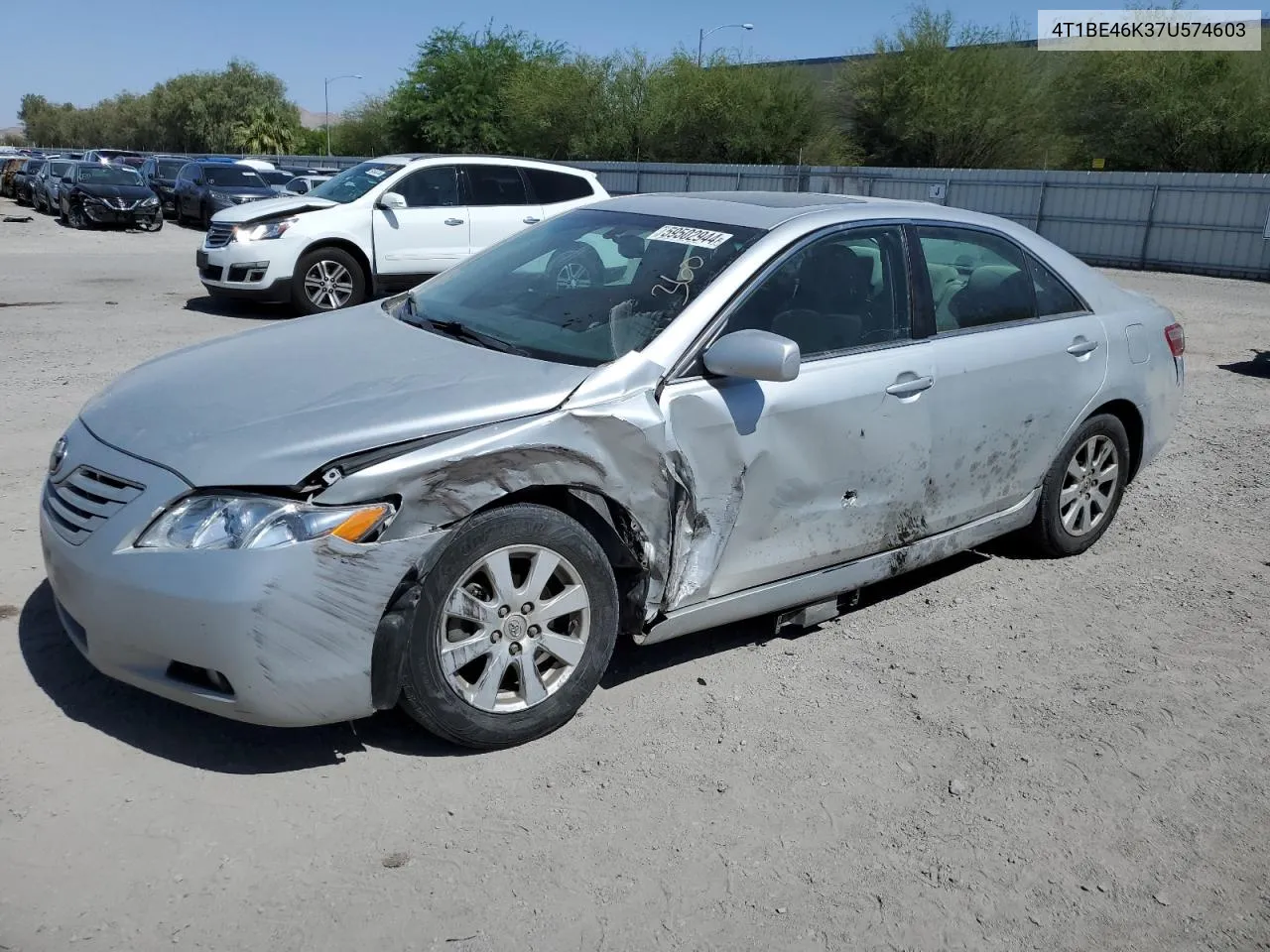 2007 Toyota Camry Ce VIN: 4T1BE46K37U574603 Lot: 59502944