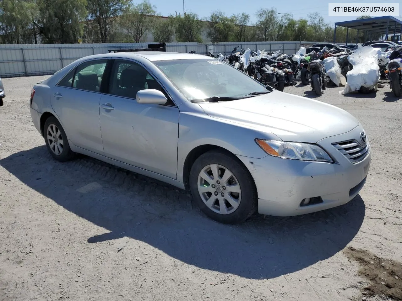 4T1BE46K37U574603 2007 Toyota Camry Ce