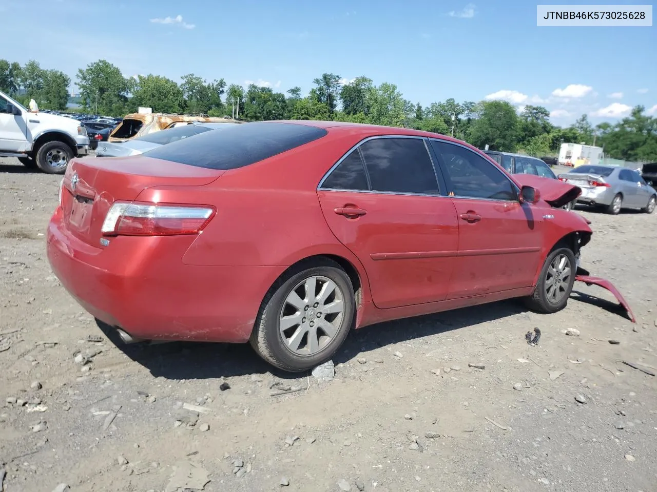 2007 Toyota Camry Hybrid VIN: JTNBB46K573025628 Lot: 60081004