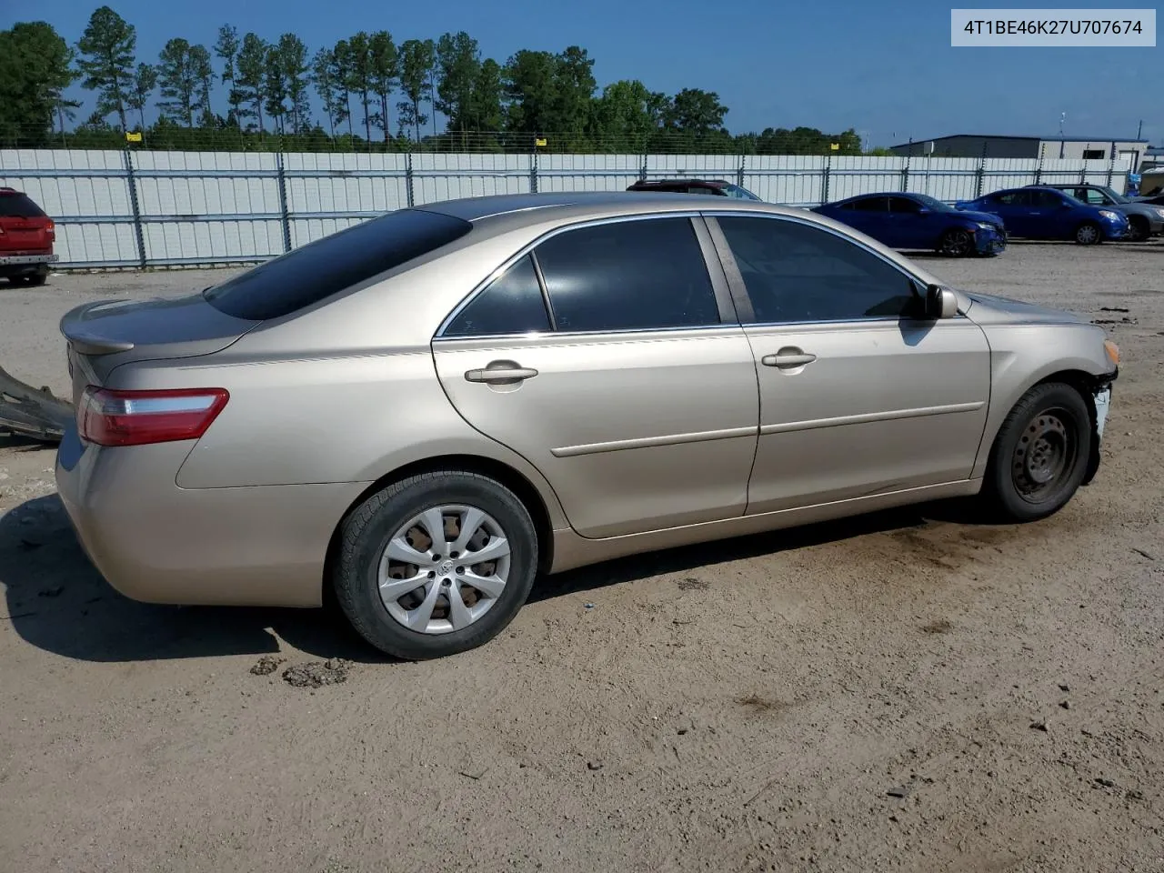 4T1BE46K27U707674 2007 Toyota Camry Ce