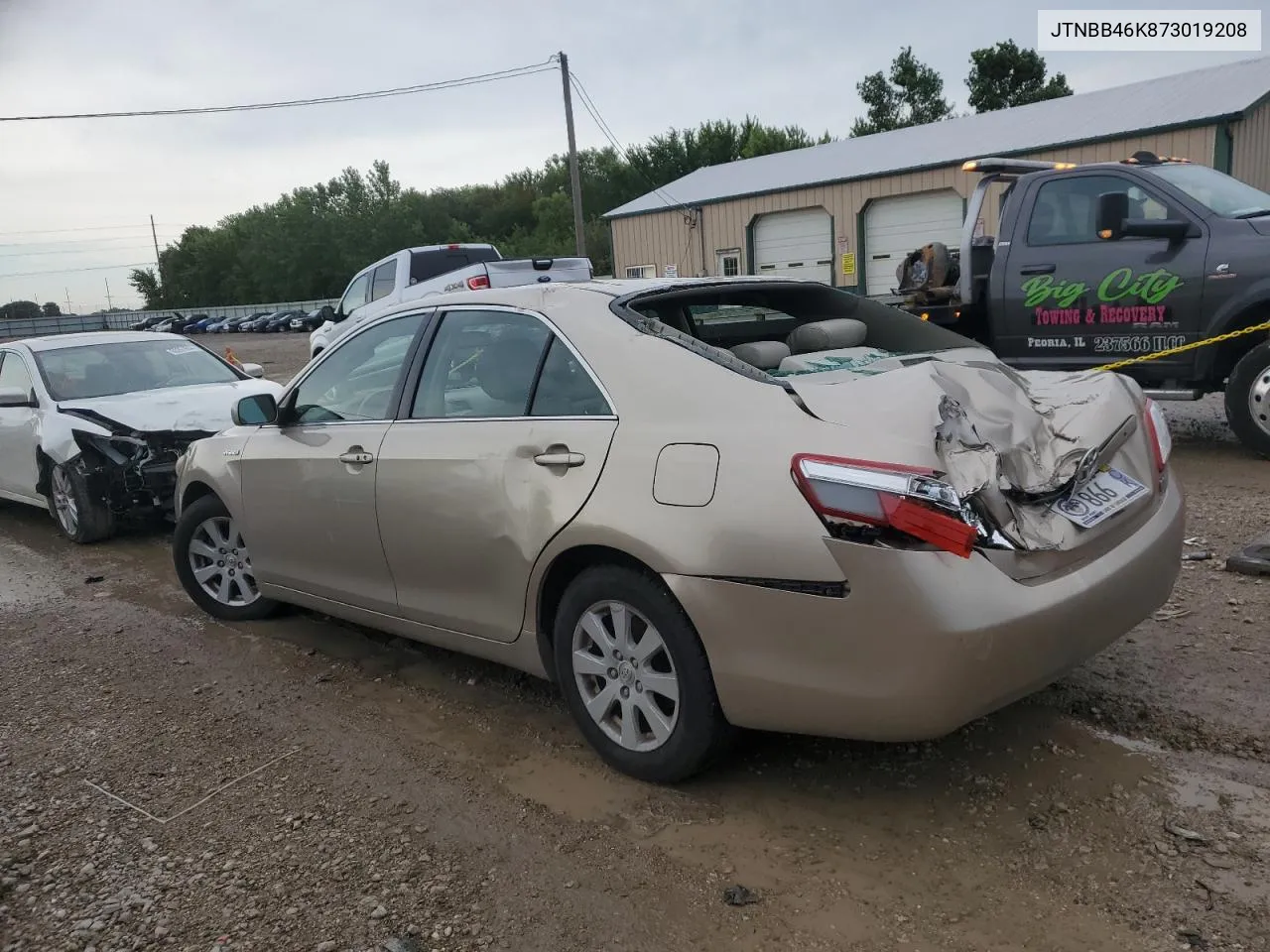 JTNBB46K873019208 2007 Toyota Camry Hybrid