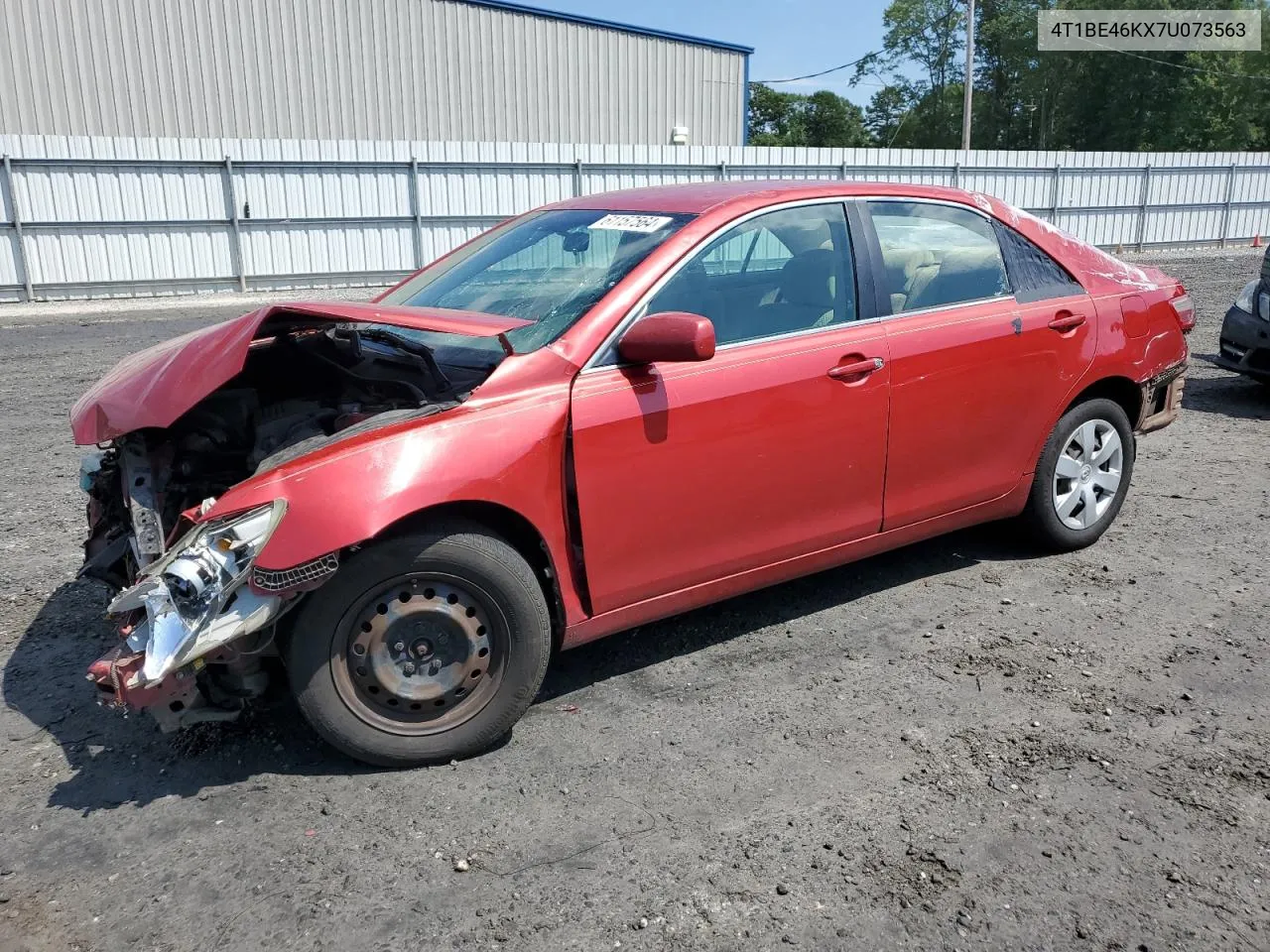 2007 Toyota Camry Ce VIN: 4T1BE46KX7U073563 Lot: 61157564