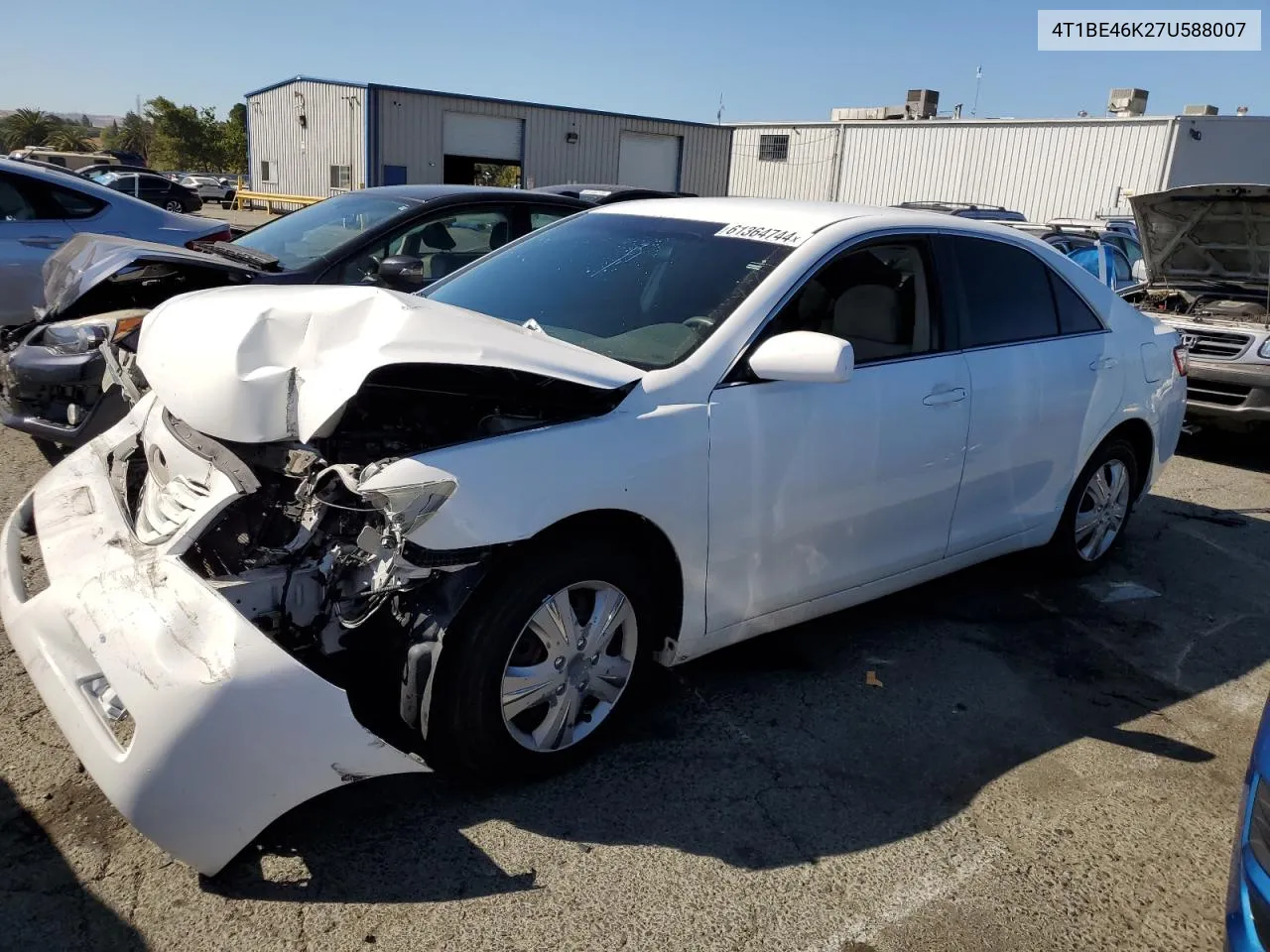 2007 Toyota Camry Ce VIN: 4T1BE46K27U588007 Lot: 61364744