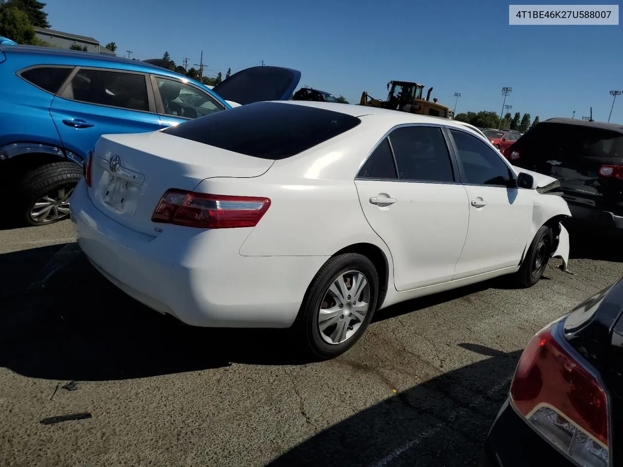 2007 Toyota Camry Ce VIN: 4T1BE46K27U588007 Lot: 61364744