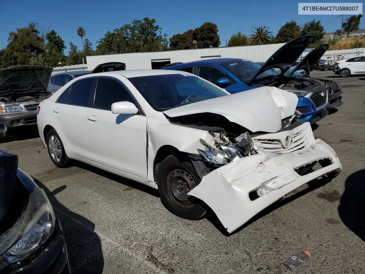 2007 Toyota Camry Ce VIN: 4T1BE46K27U588007 Lot: 61364744