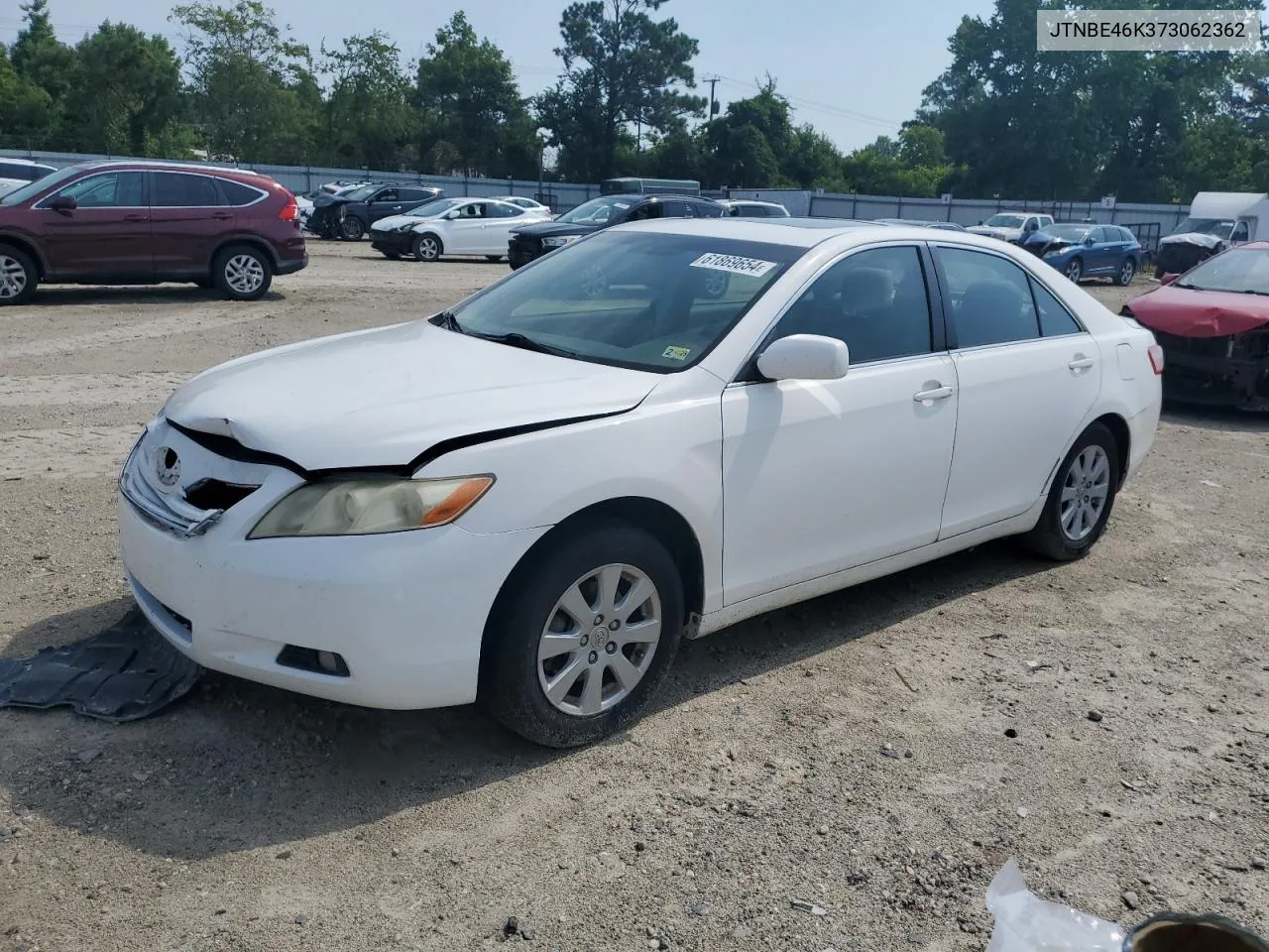 2007 Toyota Camry Ce VIN: JTNBE46K373062362 Lot: 61869654