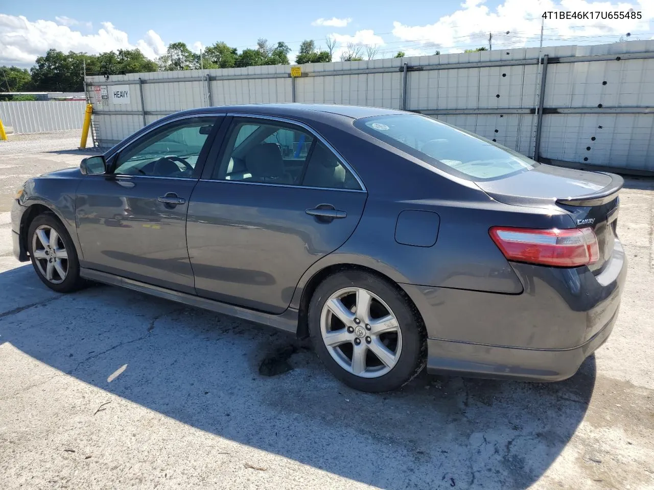 4T1BE46K17U655485 2007 Toyota Camry Ce