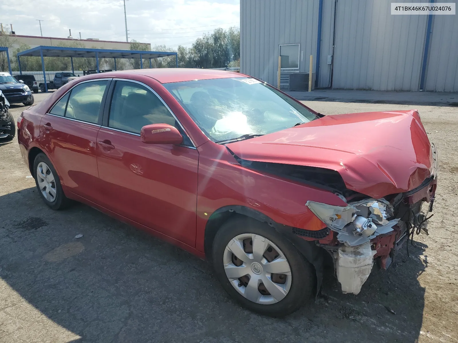 4T1BK46K67U024076 2007 Toyota Camry Le