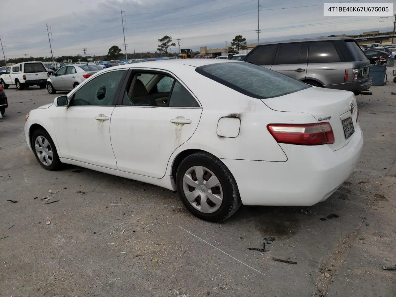 2007 Toyota Camry Ce VIN: 4T1BE46K67U675005 Lot: 62814234