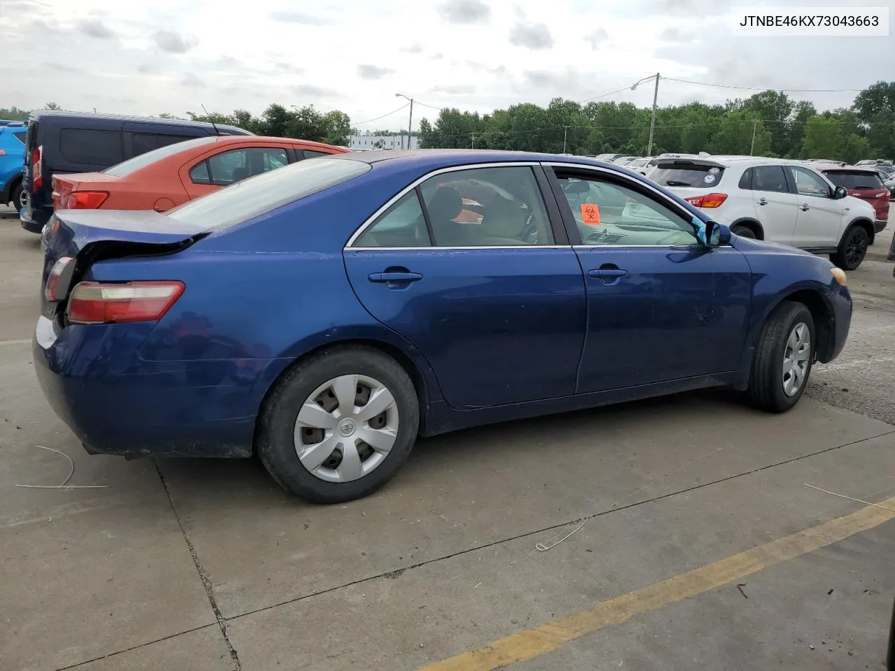 2007 Toyota Camry Ce VIN: JTNBE46KX73043663 Lot: 63001424