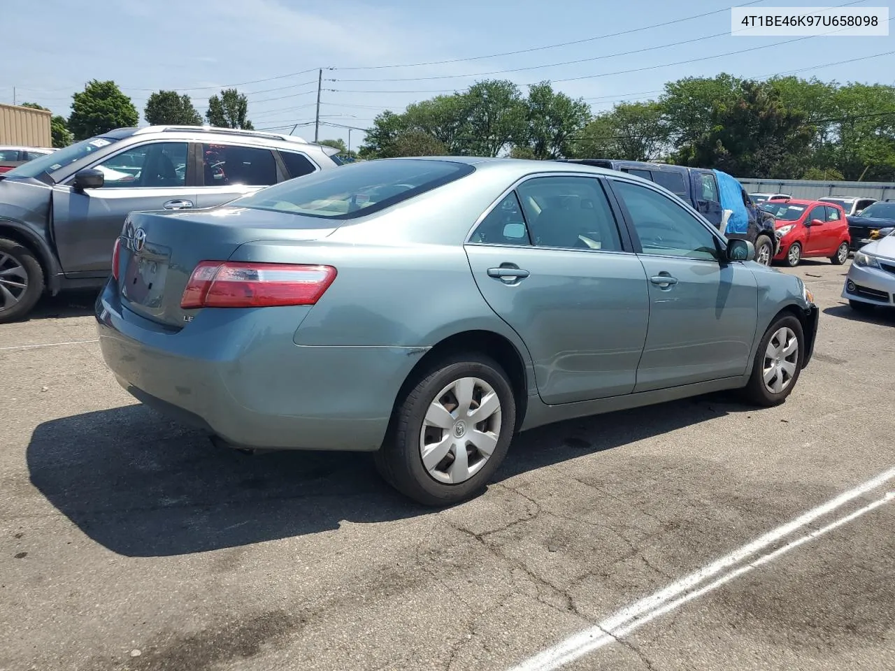 2007 Toyota Camry Ce VIN: 4T1BE46K97U658098 Lot: 63213124