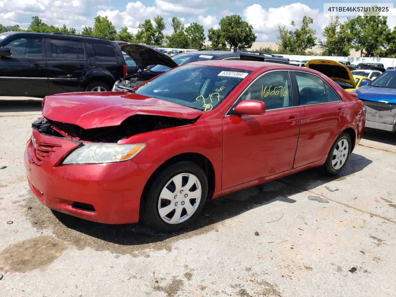 2007 Toyota Camry Ce VIN: 4T1BE46K57U117825 Lot: 63321384