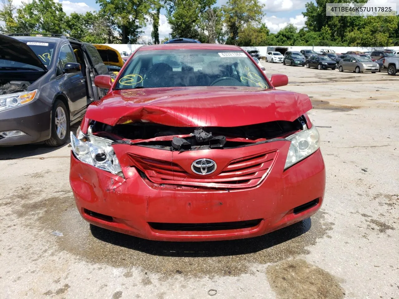 2007 Toyota Camry Ce VIN: 4T1BE46K57U117825 Lot: 63321384