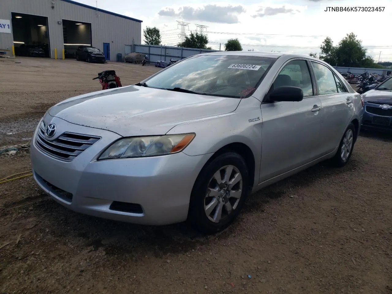 2007 Toyota Camry Hybrid VIN: JTNBB46K573023457 Lot: 63606224