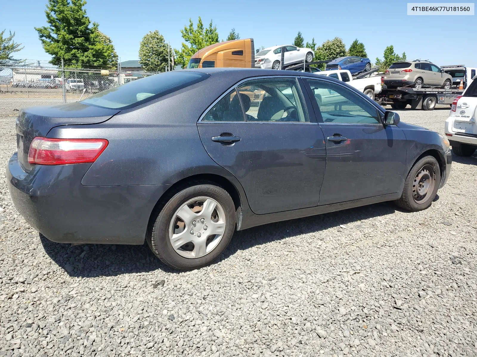 4T1BE46K77U181560 2007 Toyota Camry Ce