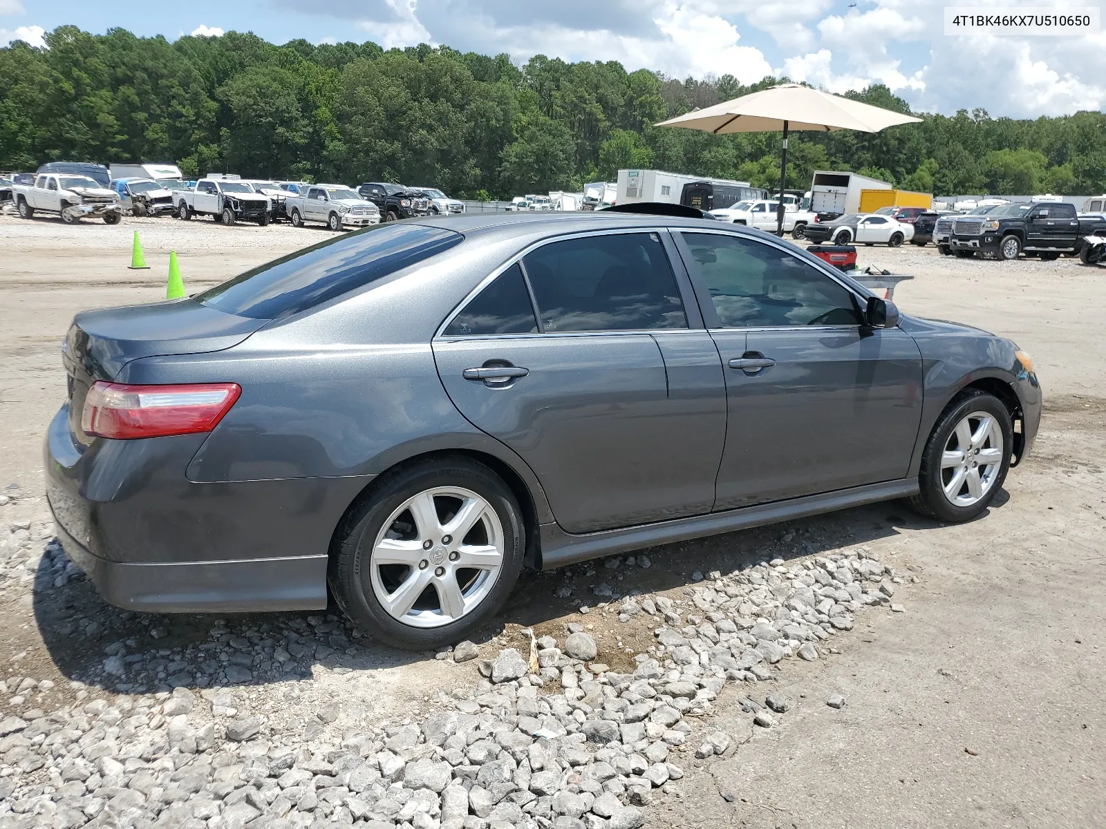 2007 Toyota Camry Le VIN: 4T1BK46KX7U510650 Lot: 63912834