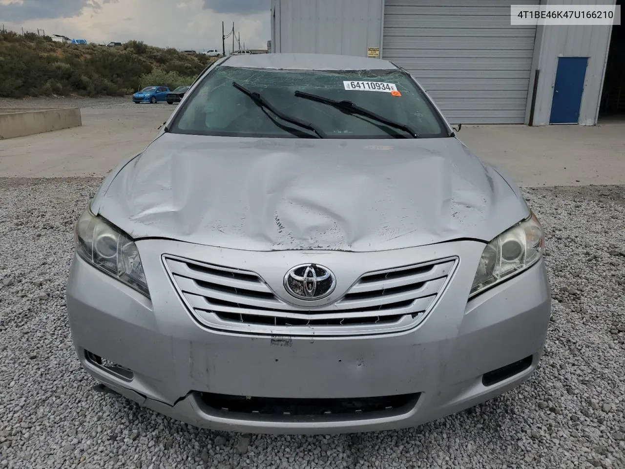 2007 Toyota Camry Ce VIN: 4T1BE46K47U166210 Lot: 64110934