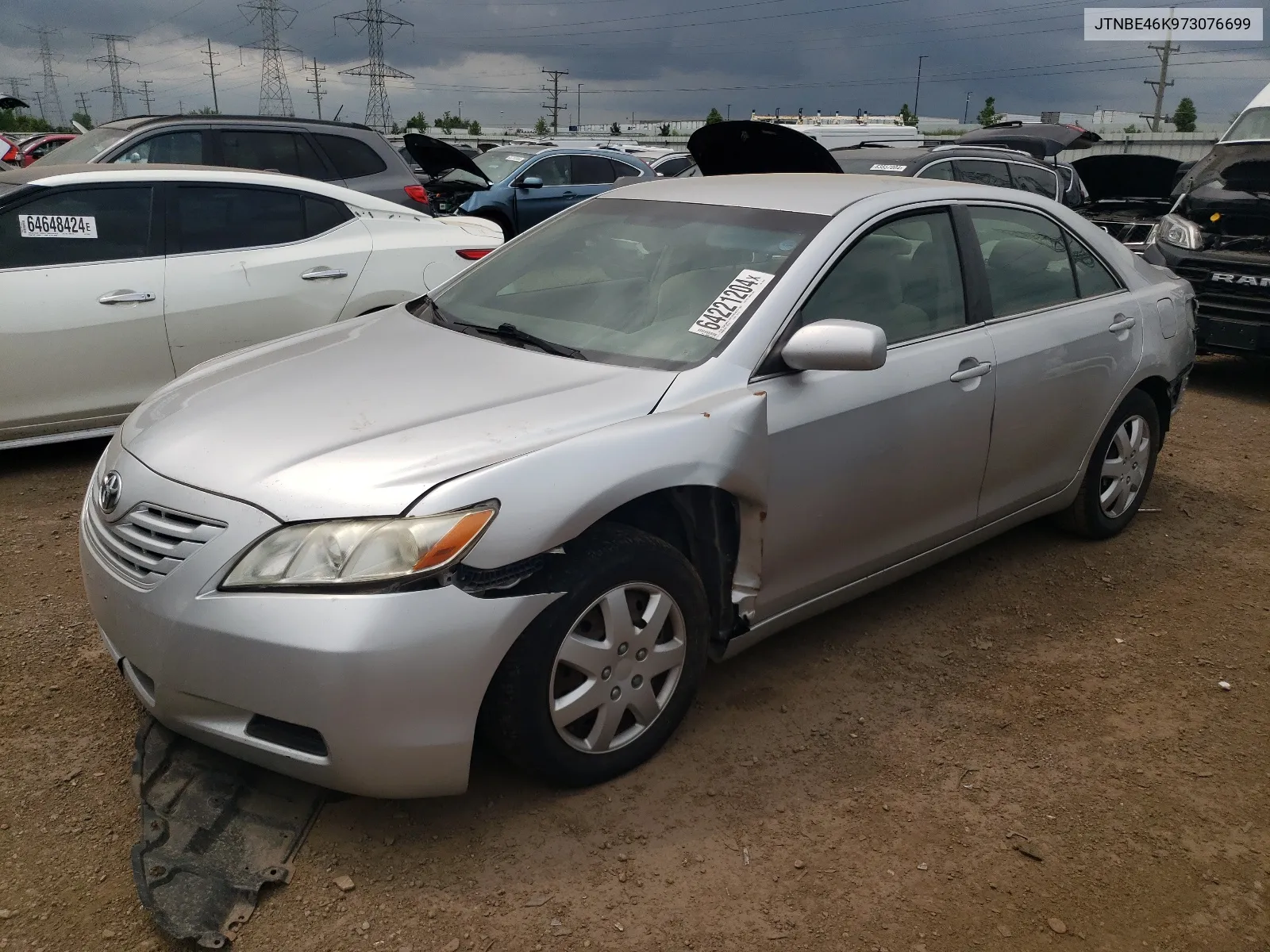 JTNBE46K973076699 2007 Toyota Camry Ce