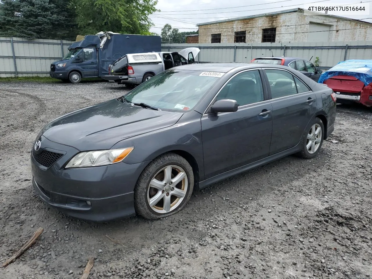 2007 Toyota Camry Le VIN: 4T1BK46K17U516644 Lot: 64352064