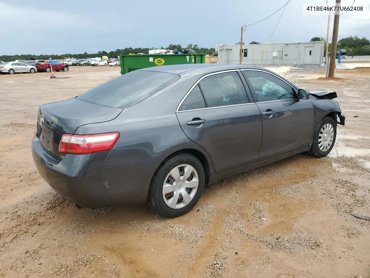 2007 Toyota Camry Ce VIN: 4T1BE46K77U662408 Lot: 64612114