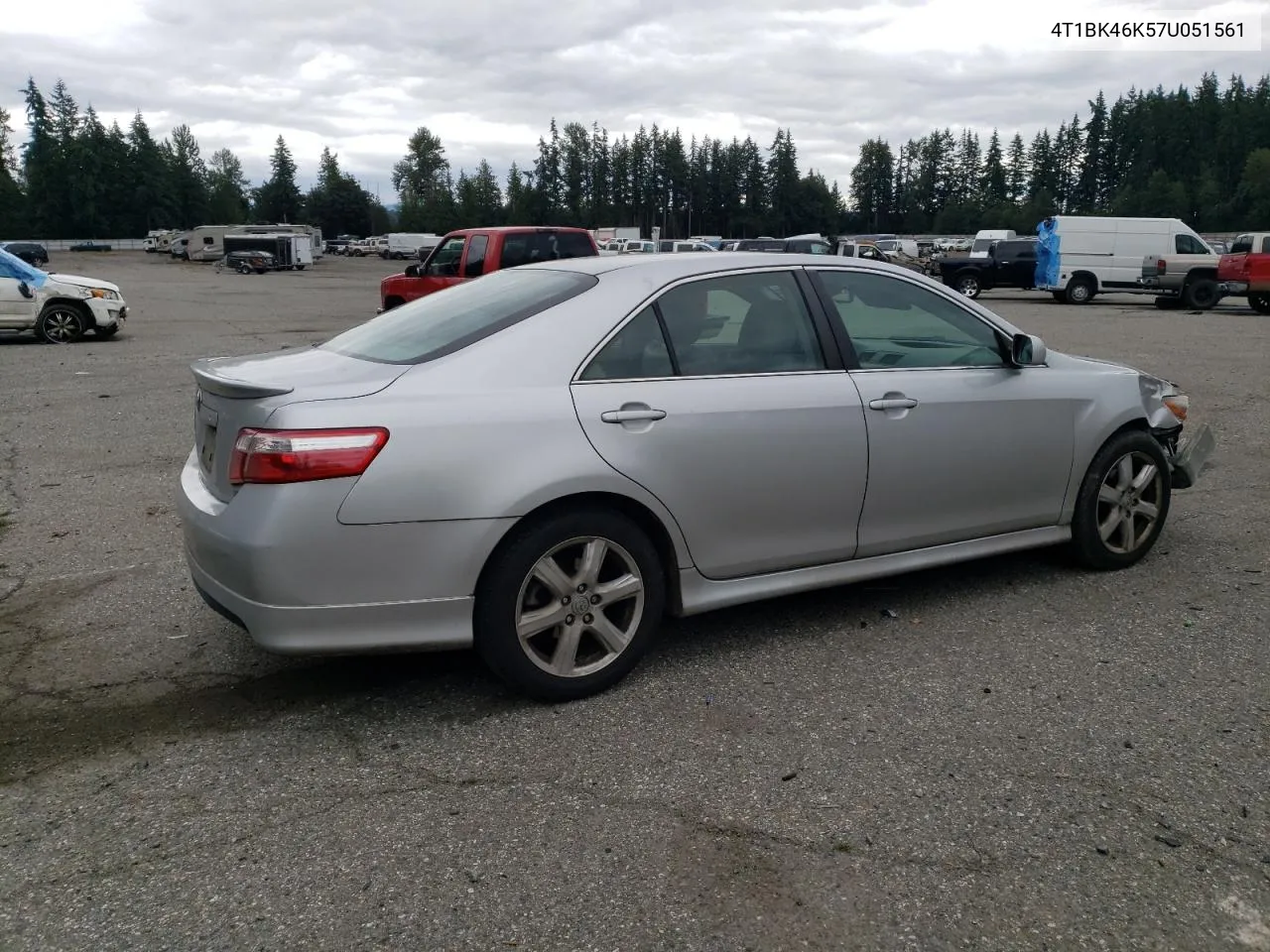 2007 Toyota Camry Le VIN: 4T1BK46K57U051561 Lot: 64619204