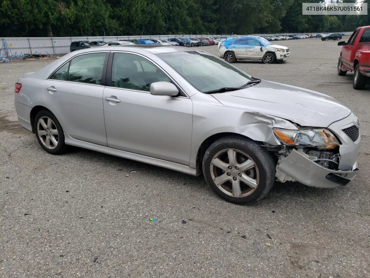 2007 Toyota Camry Le VIN: 4T1BK46K57U051561 Lot: 64619204