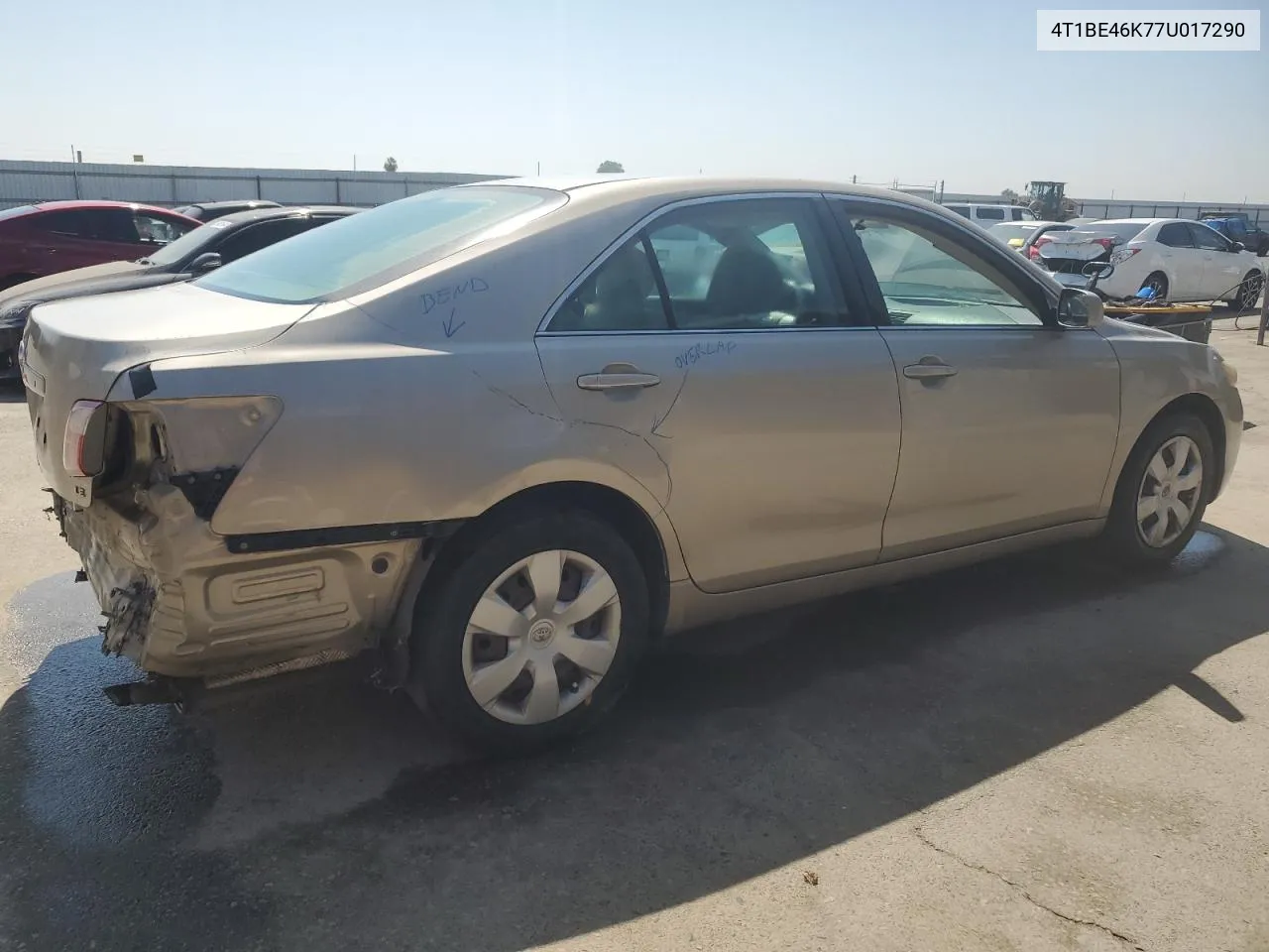 4T1BE46K77U017290 2007 Toyota Camry Ce