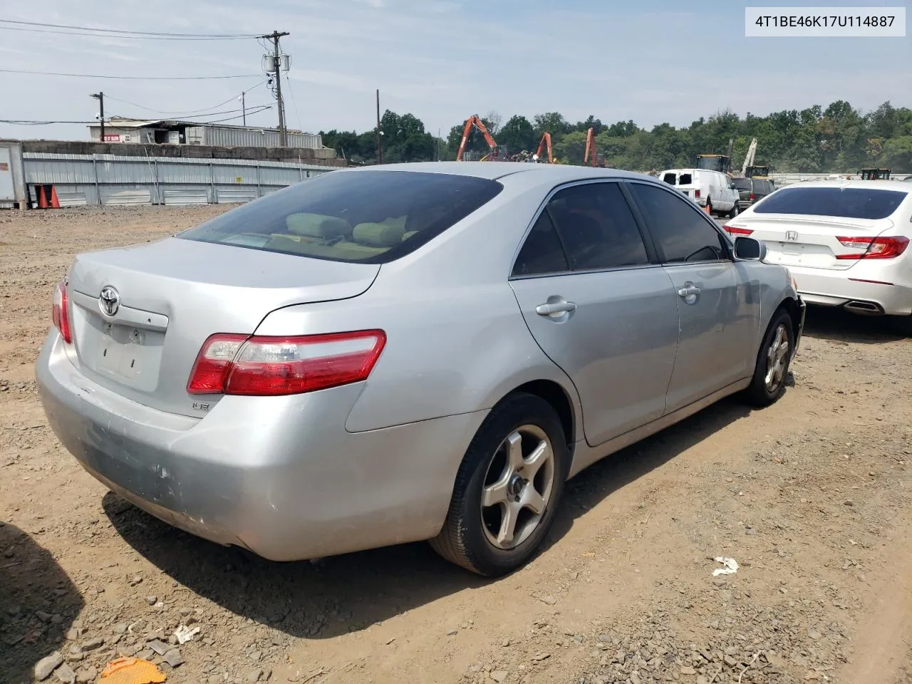 4T1BE46K17U114887 2007 Toyota Camry Ce