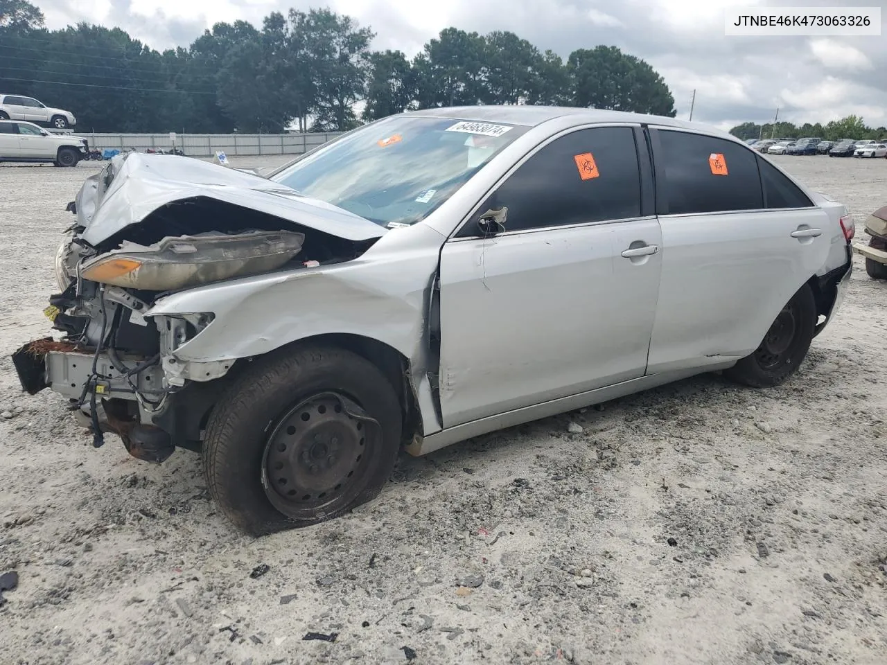 JTNBE46K473063326 2007 Toyota Camry Ce