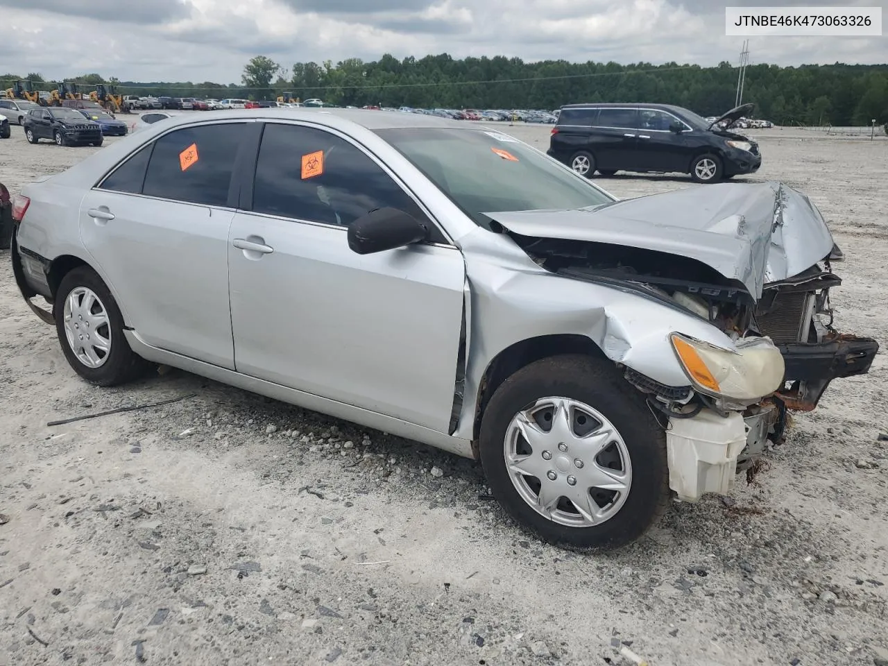 2007 Toyota Camry Ce VIN: JTNBE46K473063326 Lot: 64983074