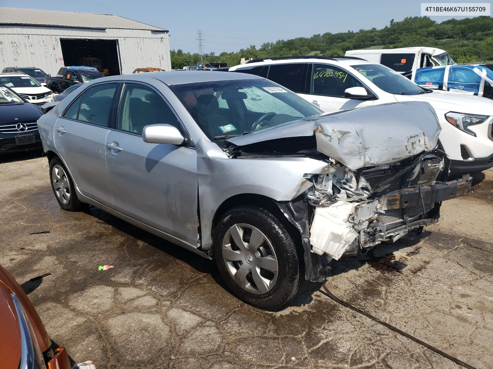 2007 Toyota Camry Ce VIN: 4T1BE46K67U155709 Lot: 65037284