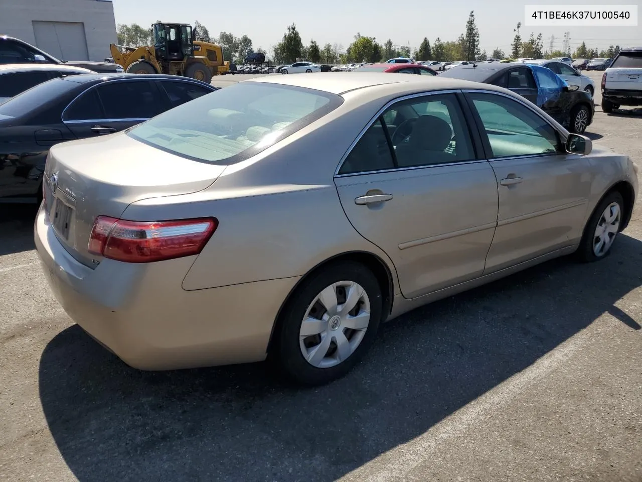 4T1BE46K37U100540 2007 Toyota Camry Ce