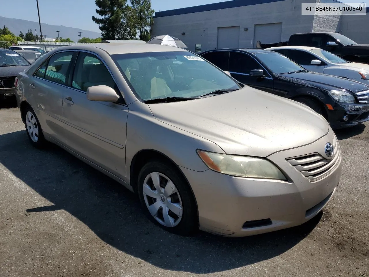 4T1BE46K37U100540 2007 Toyota Camry Ce